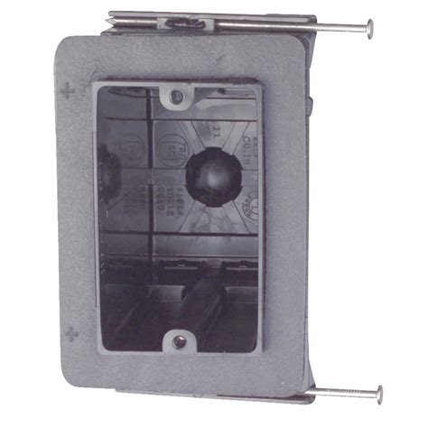 draft tight electrical box|Single Gang Draft Tight Electrical Outlet Box.